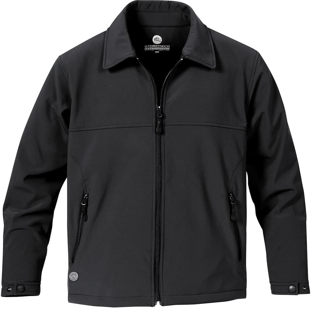 Stormtech Dx-1 Men’s Soft Tech Shell - Black - Adult m