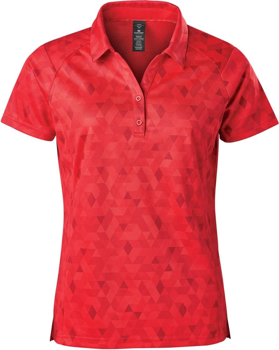 Stormtech Dxp-3w Women’s Galapagos S/s Polo - Bright Red - Ladies Xs