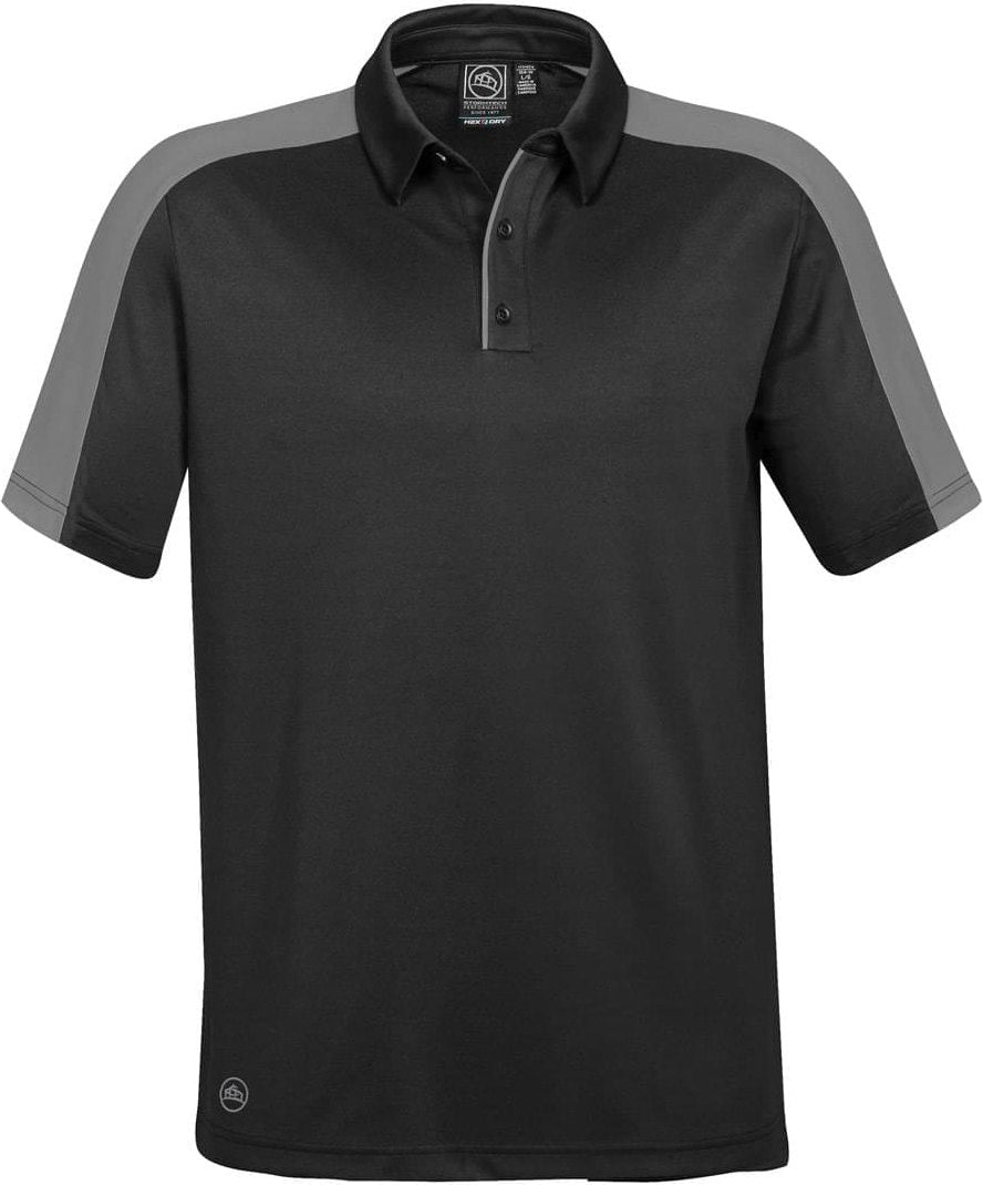 Stormtech Enx-1 Men’s Ensign Polo - Black Granite / Adult s