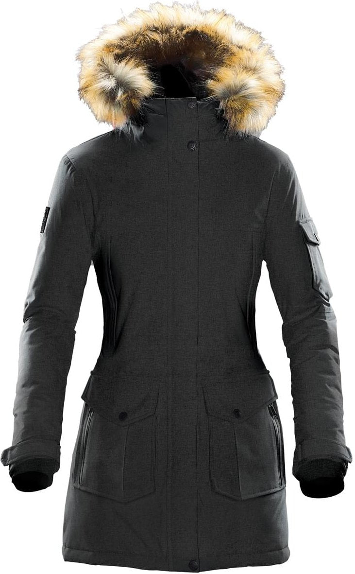 Stormtech Epk-2w Women’s Explorer Parka - Carbon Heather - Ladies Xs