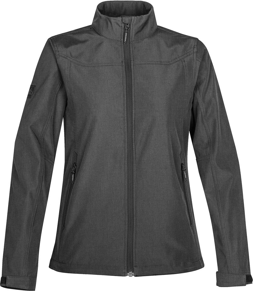 Stormtech Es-1w Women’s Endurance Softshell - Carbon Heather - Ladies Xs