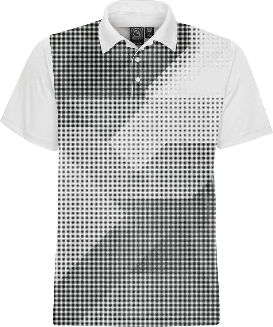 Stormtech Etx-1 Men’s Edge Polo - White Black - Adult s