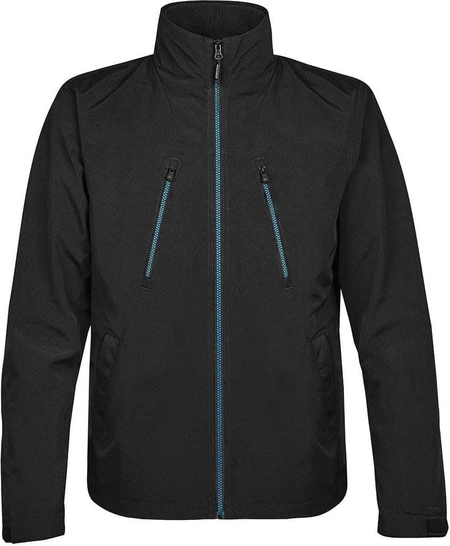Stormtech Exs-1 Men’s Explorer Shell - Black Electric Blue - Adult s