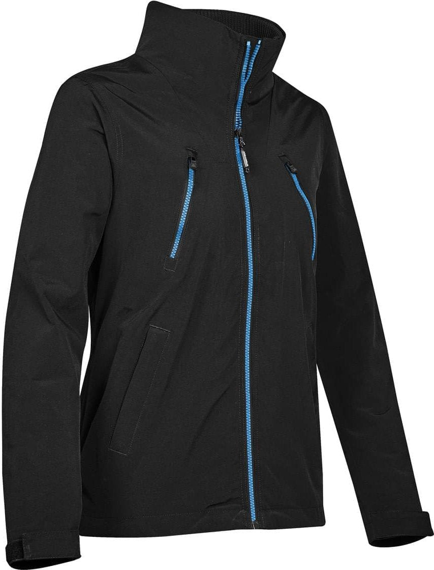 Stormtech Exs-1w Women’s Explorer Shell - Black Electric Blue