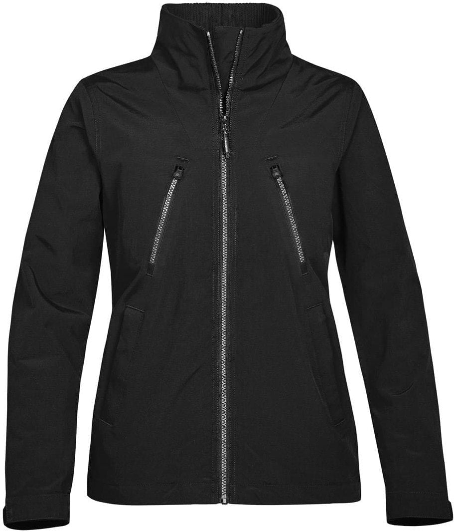Stormtech Exs-1w Women’s Explorer Shell - Black - Titanium - Ladies Xs