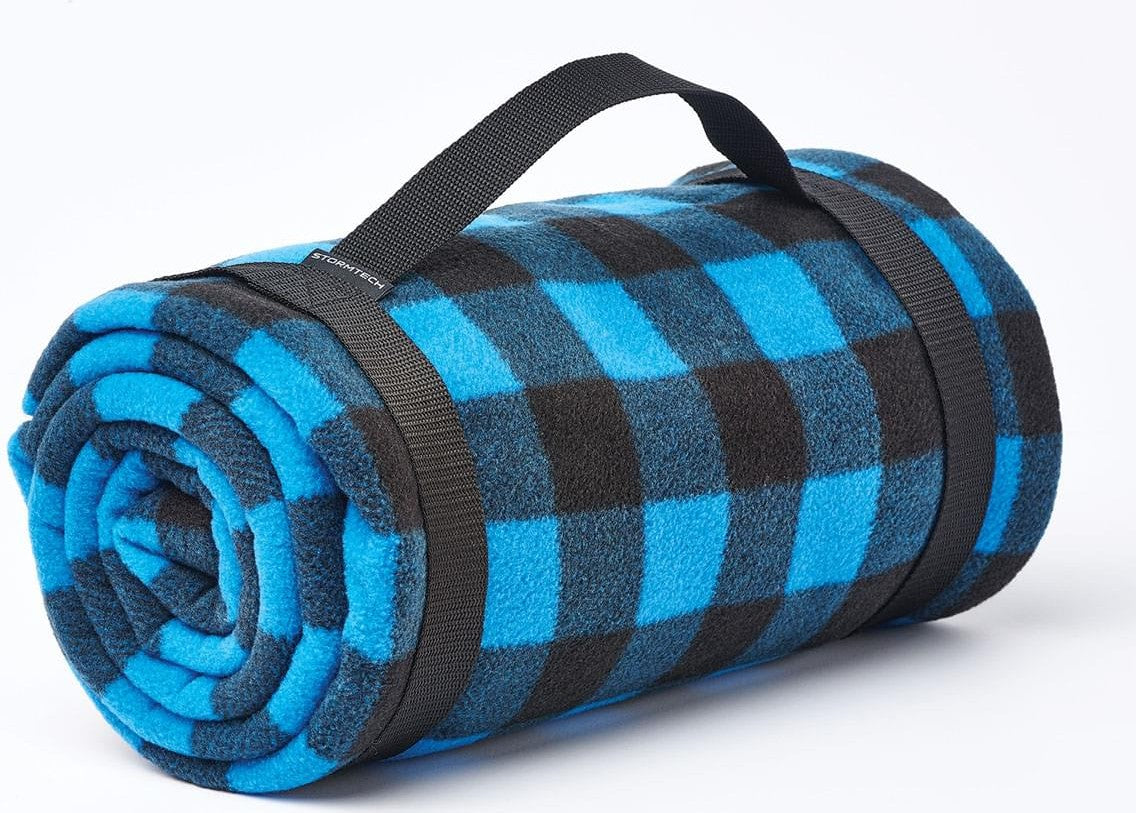 Stormtech Fbx-1 Klondike Fleece Blanket - Azure Blue Black