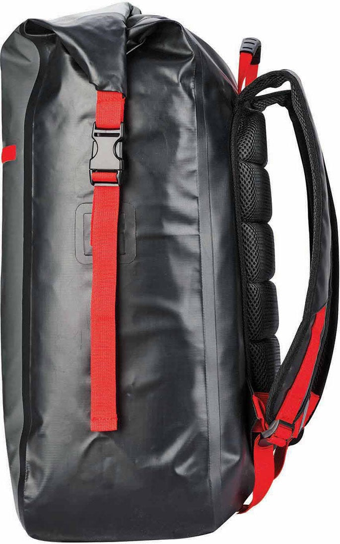 Stormtech Fcx-1 Kemano Backpack 40 - Black Graphite - Bright Red