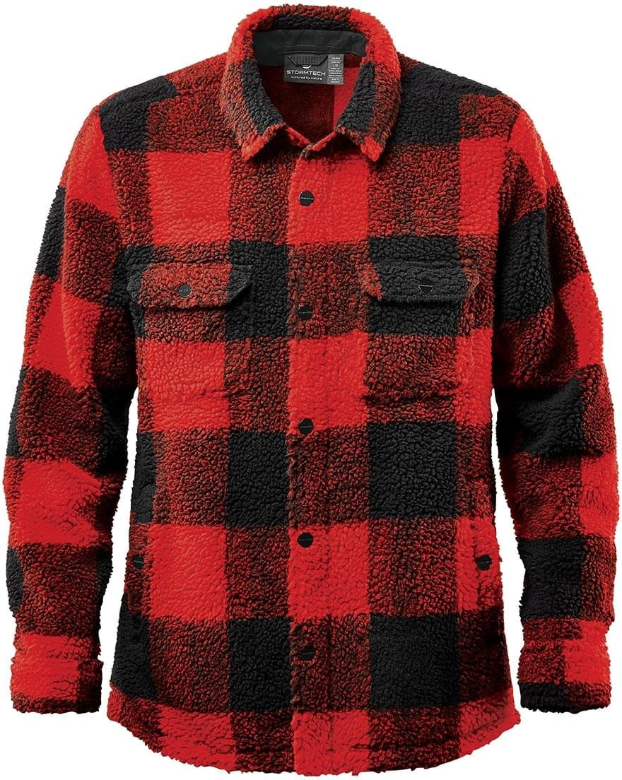 Stormtech Fgx-1 Caribou Fleece Jacket - Red Black - Adult Xs