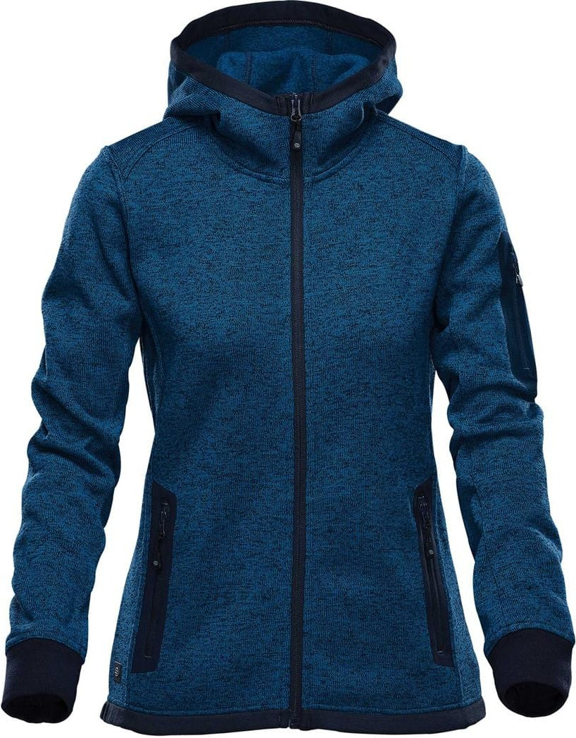 Stormtech Fh-2w Women’s Juneau Knit Hoody - Denim - Ladies Xs