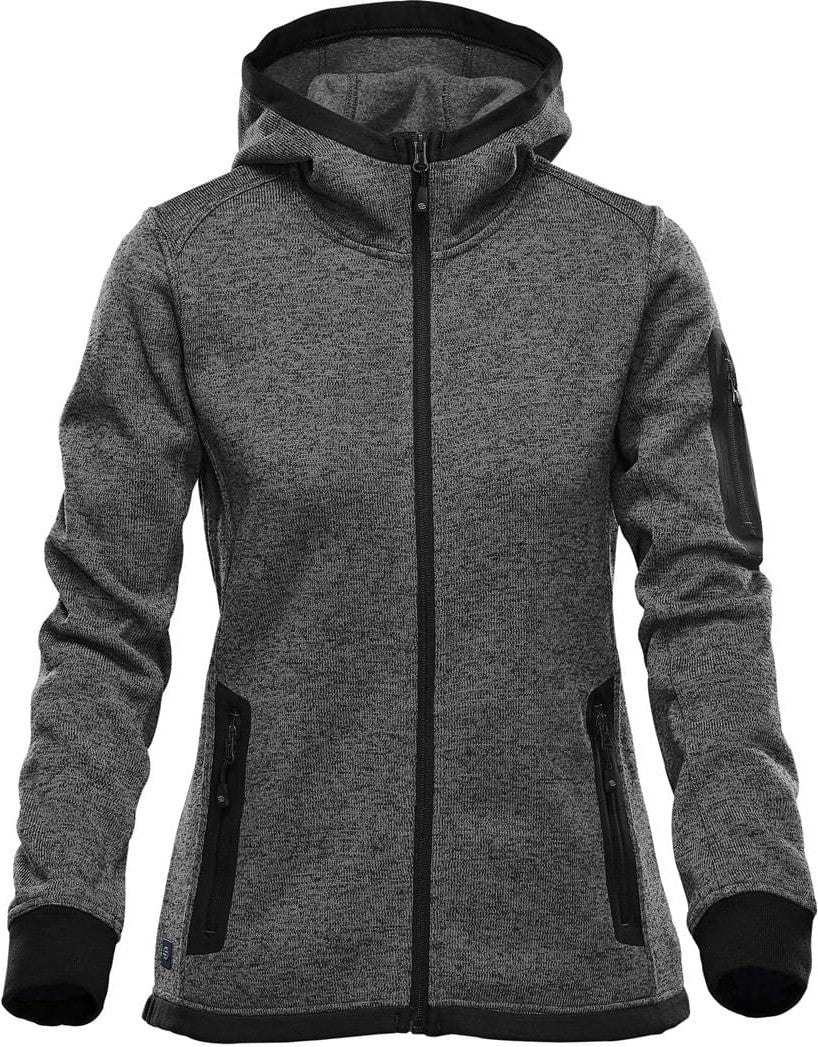 Stormtech Fh-2w Women’s Juneau Knit Hoody - Graphite - Ladies Xs