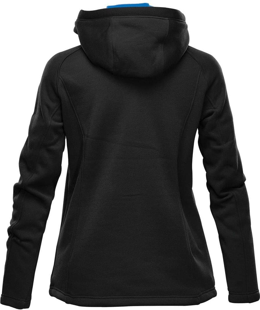 Stormtech Fh-3w Women’s Logan Performance Hoody - Black Azure Blue - Ladies Xs