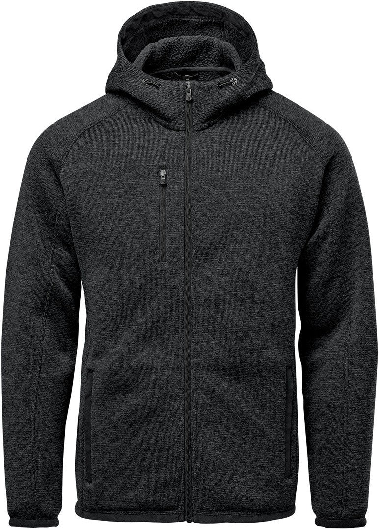 Stormtech Fhd-1 Men’s Avalante Full Zip Fleece Hoody - Black Heather - Black Heather / s / Mens
