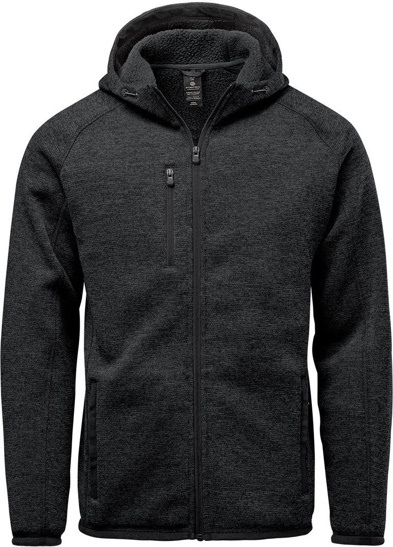 Stormtech Fhd-1 Men’s Avalante Full Zip Fleece Hoody - Black Heather