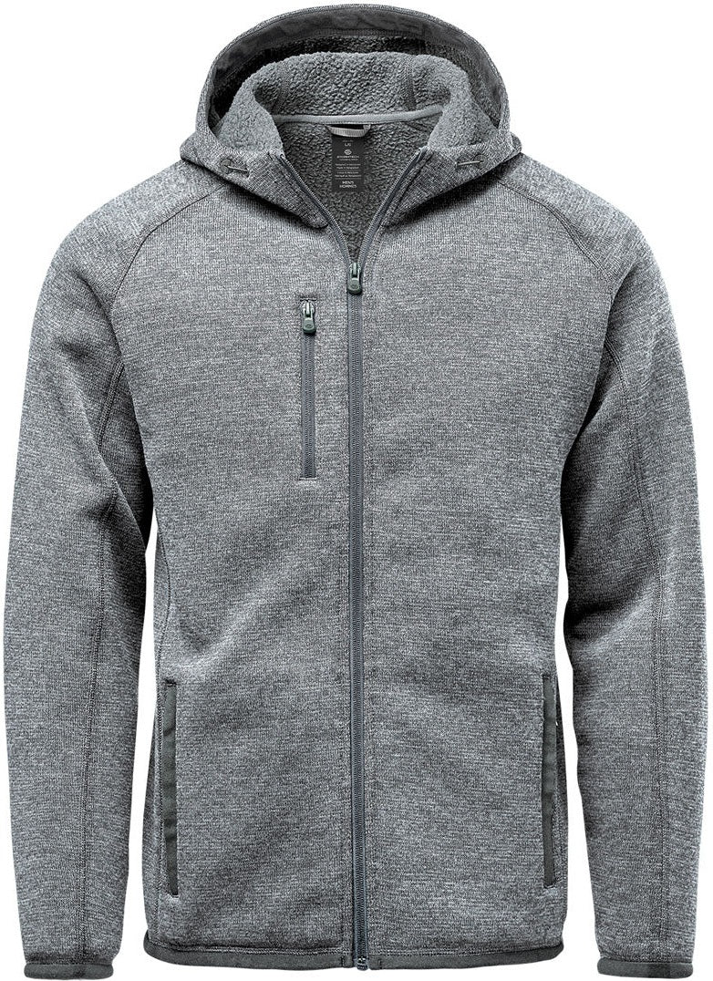 Stormtech Fhd-1 Men’s Avalante Full Zip Fleece Hoody - Granite Heather