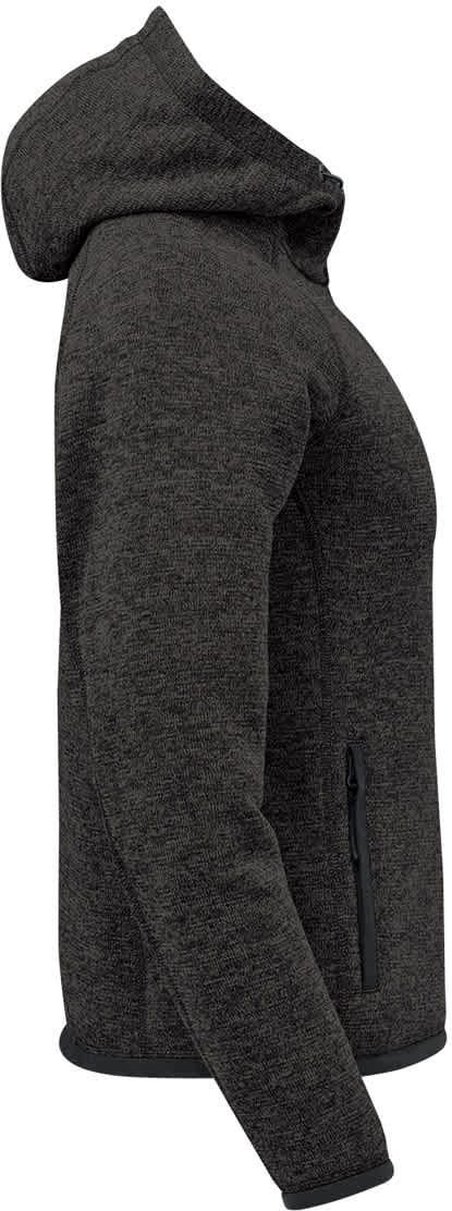 Stormtech Fhd-1w Women’s Avalante Full Zip Fleece Hoody - Black Heather