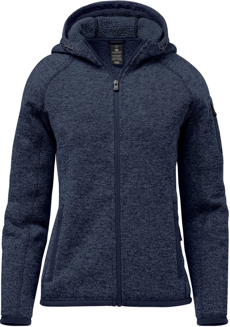 Stormtech Fhd-1w Women’s Avalante Full Zip Fleece Hoody - Navy Heather