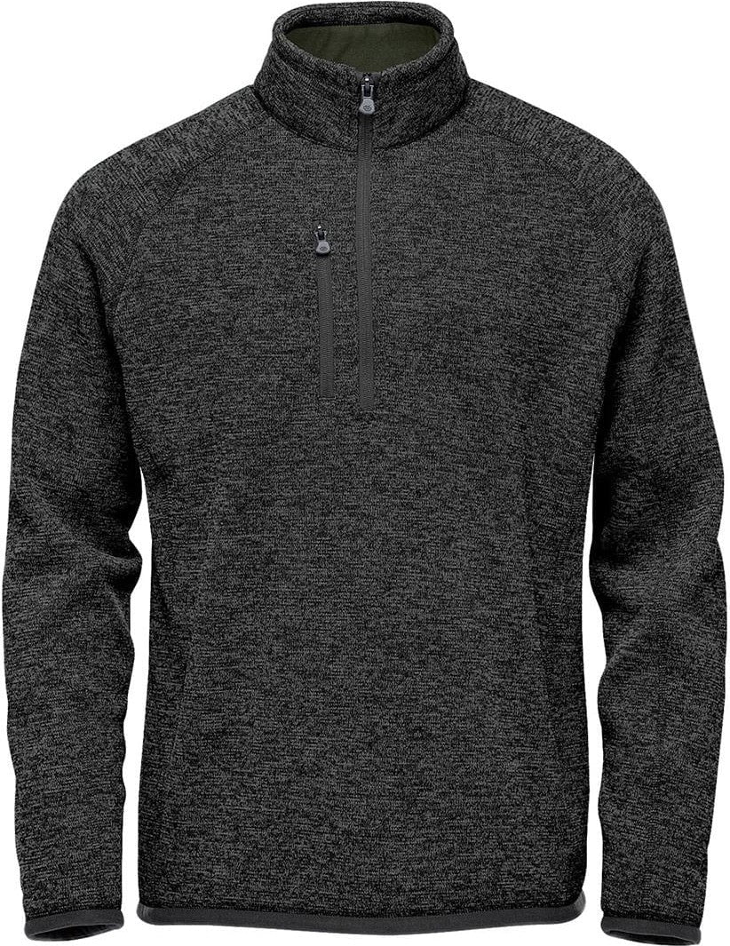 Stormtech Fhp-1 Men’s Avalante 1/4 Zip Pullover - Black Heather - Adult s