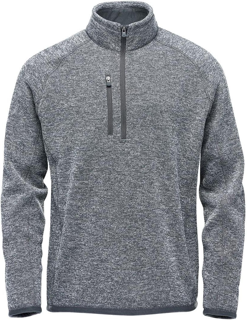 Stormtech Fhp-1 Men’s Avalante 1/4 Zip Pullover - Granite Heather - Adult s