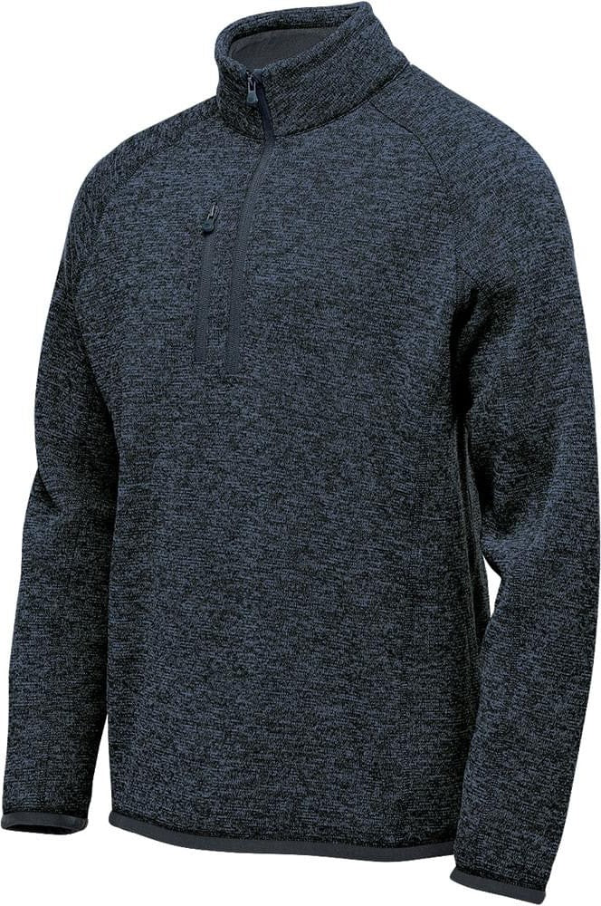Stormtech Fhp-1 Men’s Avalante 1/4 Zip Pullover - Navy Heather