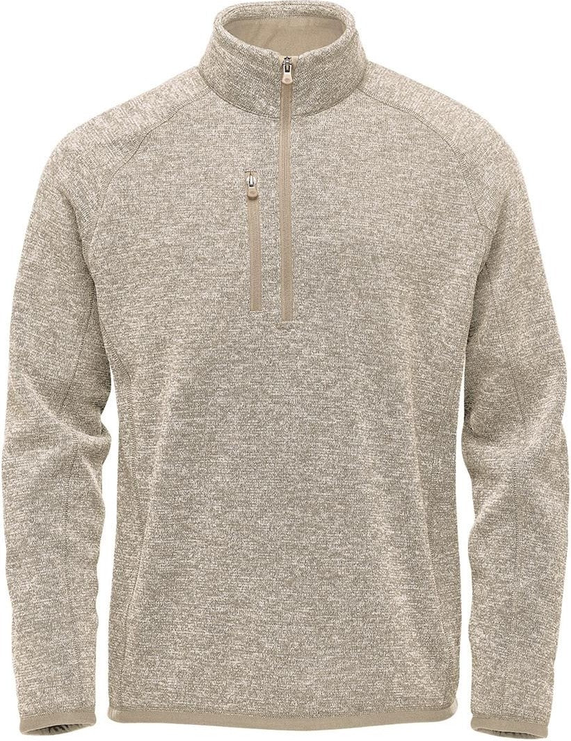 Stormtech Fhp-1 Men’s Avalante 1/4 Zip Pullover - Oatmeal Heather - Adult s