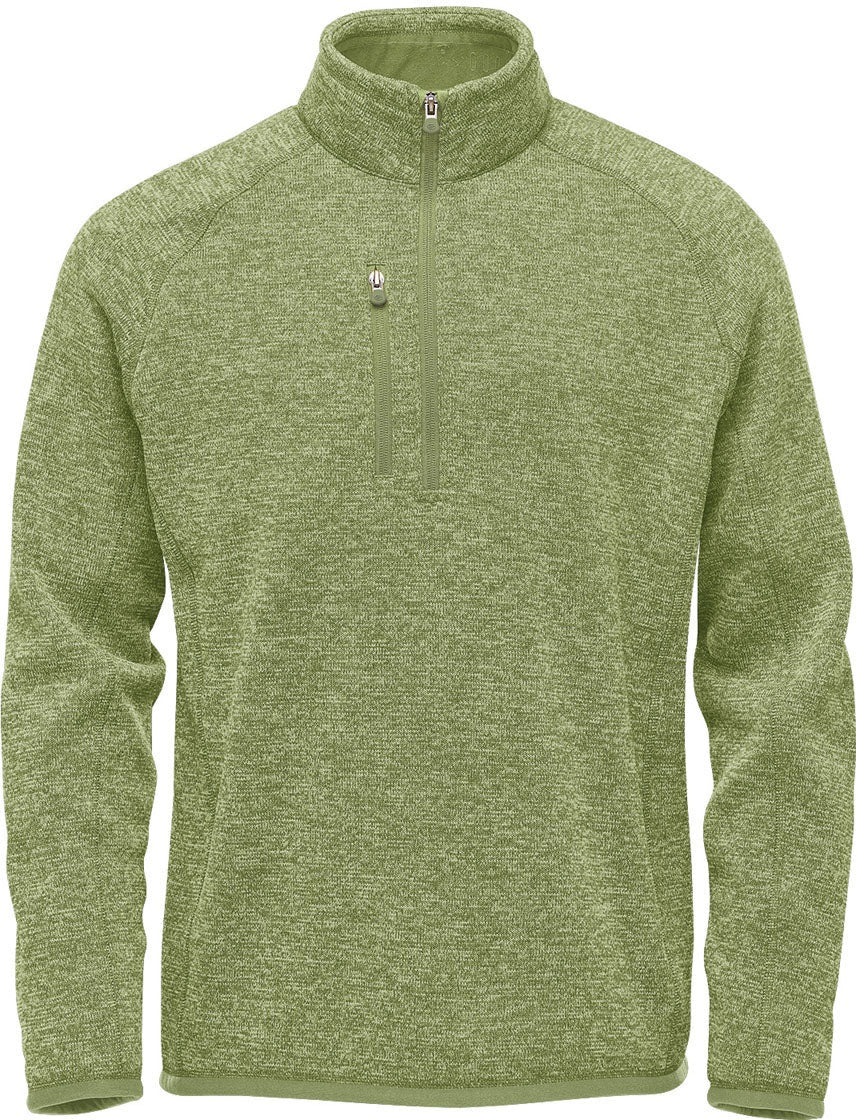 Stormtech Fhp-1 Men’s Avalante 1/4 Zip Pullover - Sage Green Heather - Adult s