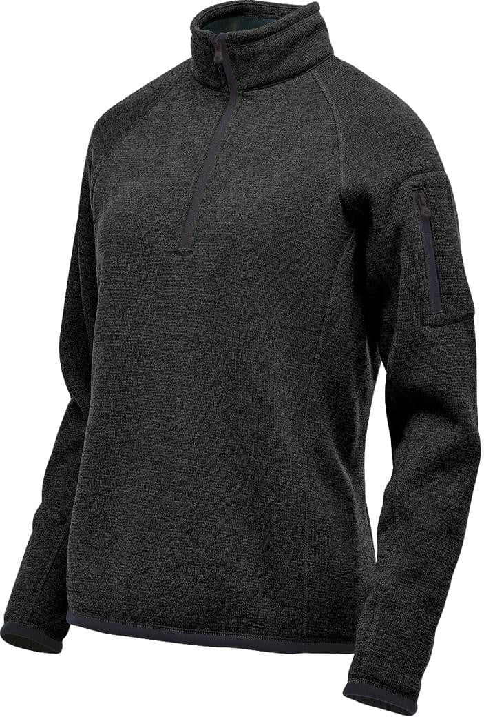 Stormtech Fhp-1w Women’s Avalante 1/4 Zip Pullover - Black Heather