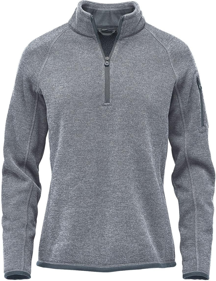 Stormtech Fhp-1w Women’s Avalante 1/4 Zip Pullover - Granite Heather - Ladies Xs