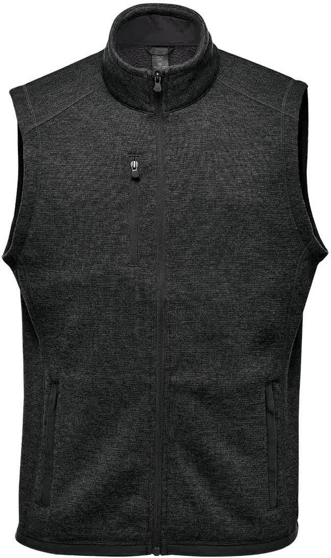 Stormtech Fhv-1 Men’s Avalante Full Zip Fleece Vest - Black Heather - Adult s
