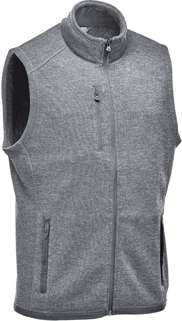 Stormtech Fhv-1 Men’s Avalante Full Zip Fleece Vest - Granite Heather