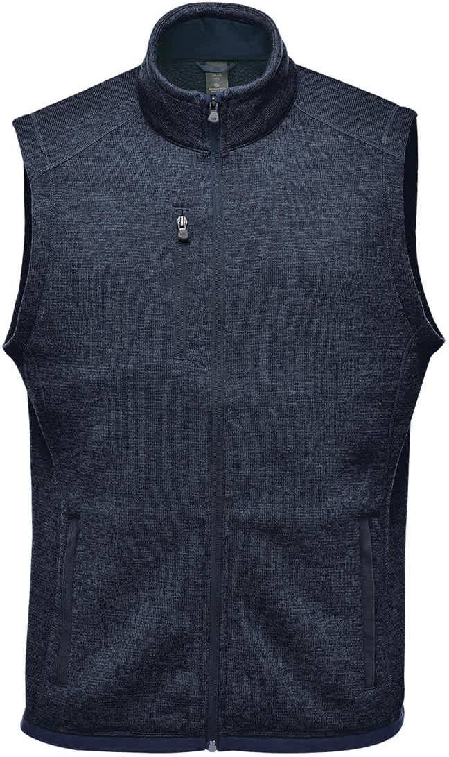 Stormtech Fhv-1 Men’s Avalante Full Zip Fleece Vest - Navy Heather - Adult s