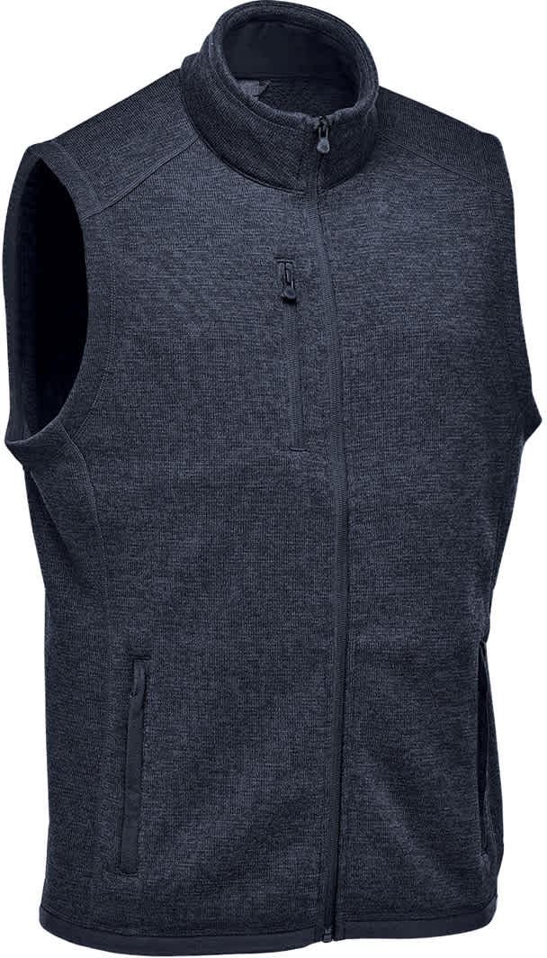 Stormtech Fhv-1 Men’s Avalante Full Zip Fleece Vest - Navy Heather