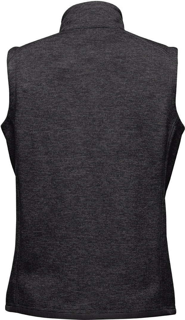 Stormtech Fhv-1w Women’s Avalante Full Zip Fleece Vest - Black Heather - Ladies Xs