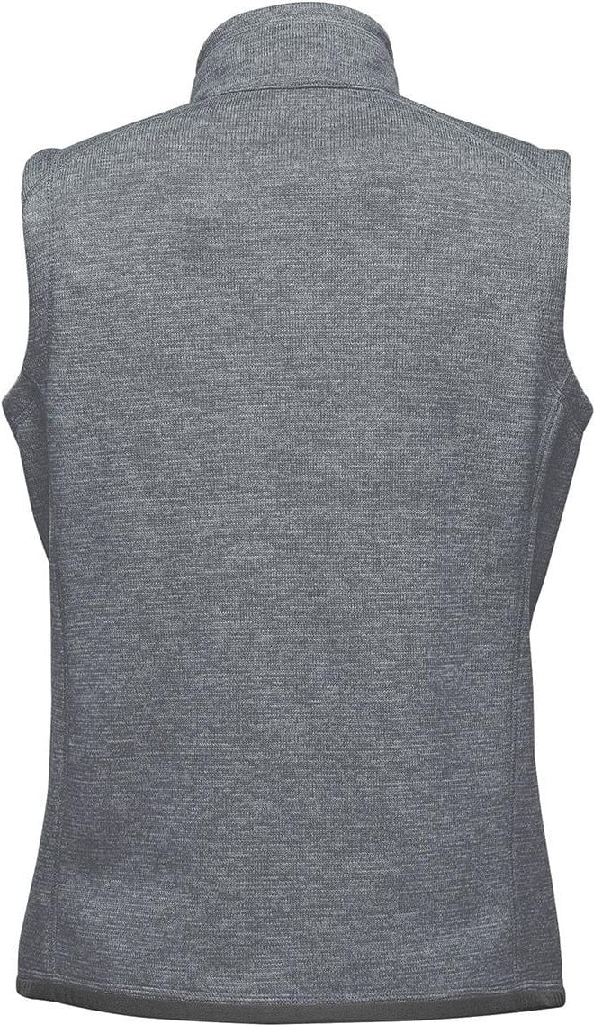 Stormtech Fhv-1w Women’s Avalante Full Zip Fleece Vest - Granite Heather