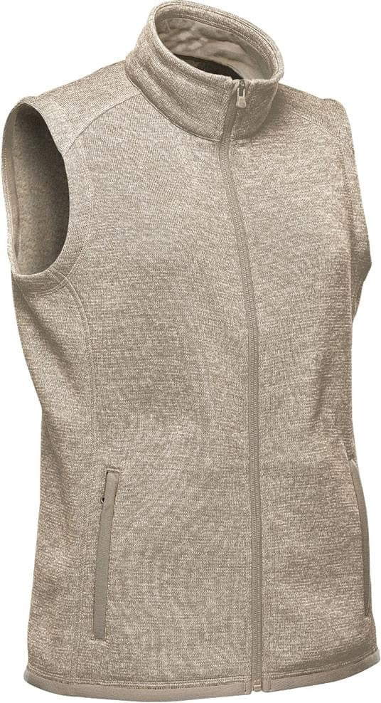 Stormtech Fhv-1w Women’s Avalante Full Zip Fleece Vest - Oatmeal Heather