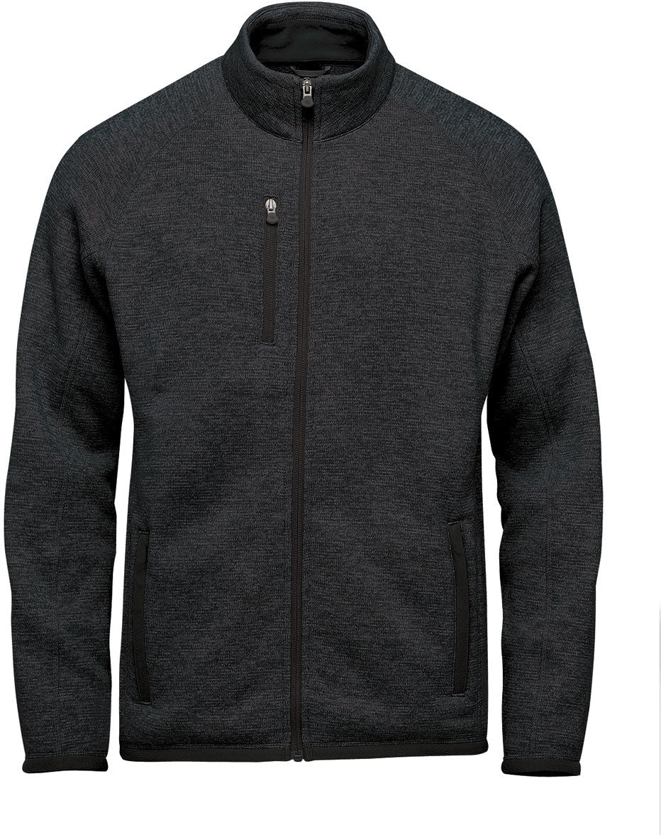 Stormtech Fhz-1 Men’s Avalante Full Zip Fleece Jacket - Black Heather - Adult s