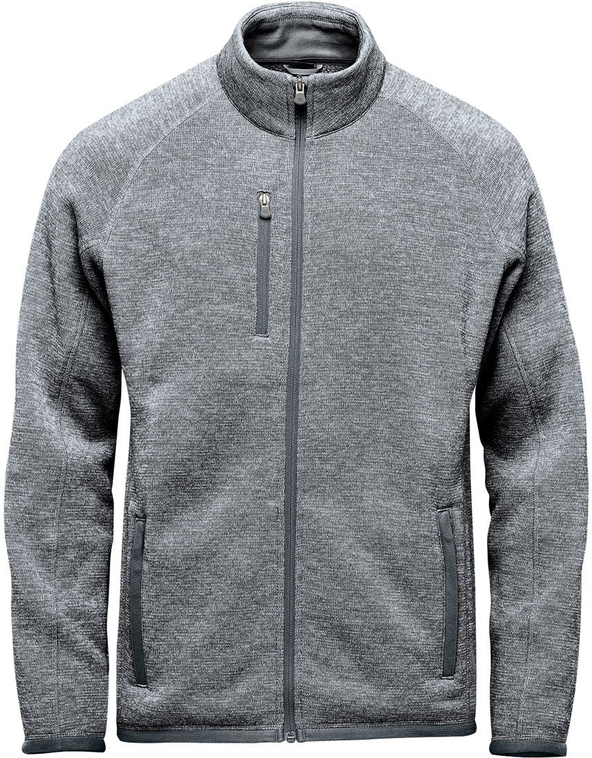 Stormtech Fhz-1 Men’s Avalante Full Zip Fleece Jacket - Granite Heather - Adult s