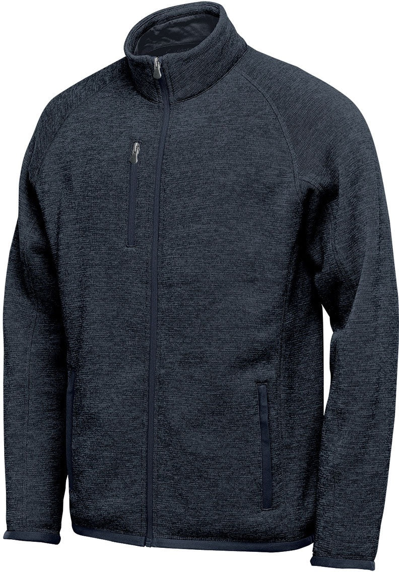 Stormtech Fhz-1 Men’s Avalante Full Zip Fleece Jacket - Navy Heather