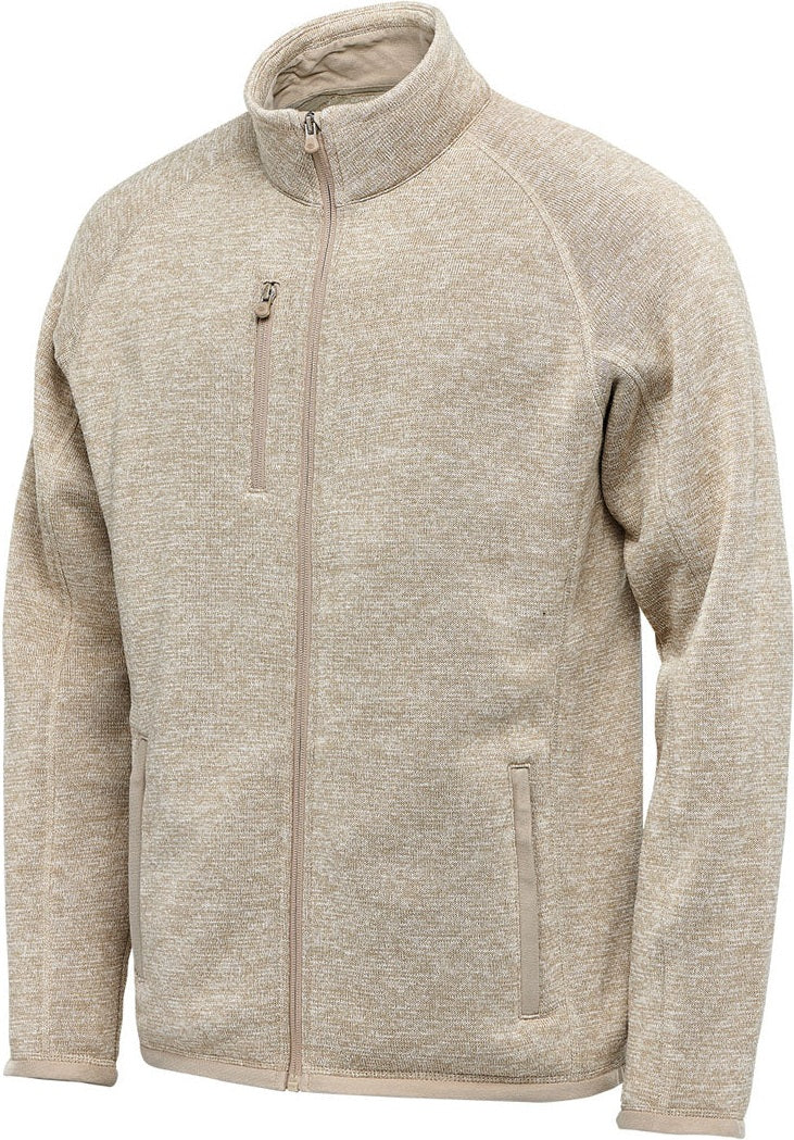 Stormtech Fhz-1 Men’s Avalante Full Zip Fleece Jacket - Oatmeal Heather