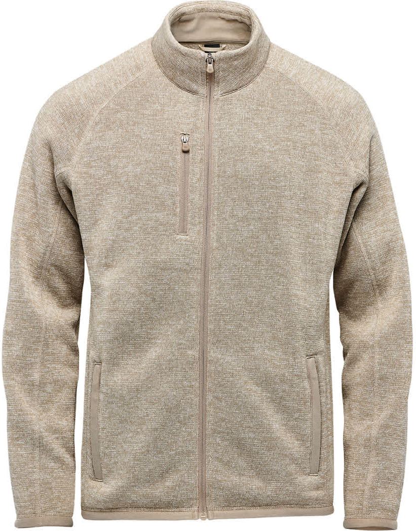 Stormtech Fhz-1 Men’s Avalante Full Zip Fleece Jacket - Oatmeal Heather - Adult s