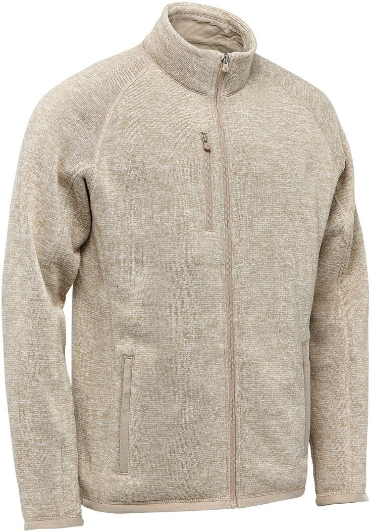 Stormtech Fhz-1 Men’s Avalante Full Zip Fleece Jacket - Oatmeal Heather