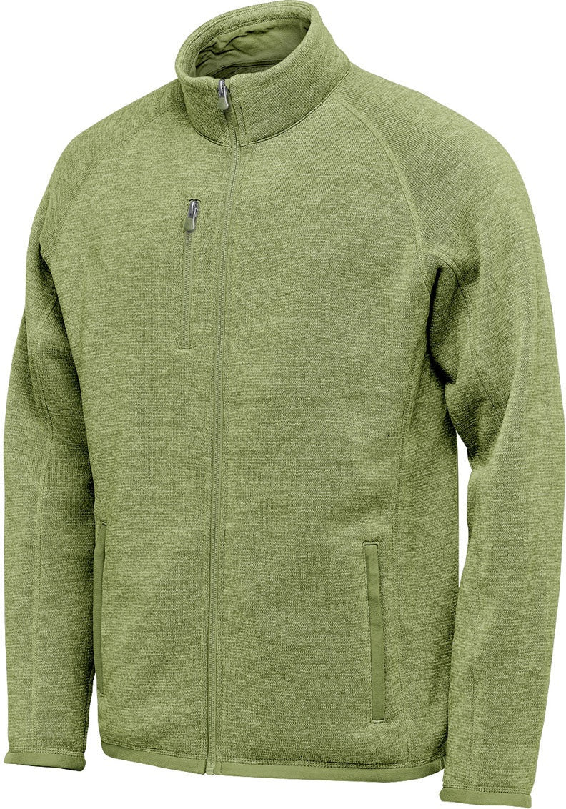 Stormtech Fhz-1 Men’s Avalante Full Zip Fleece Jacket - Sage Green Heather