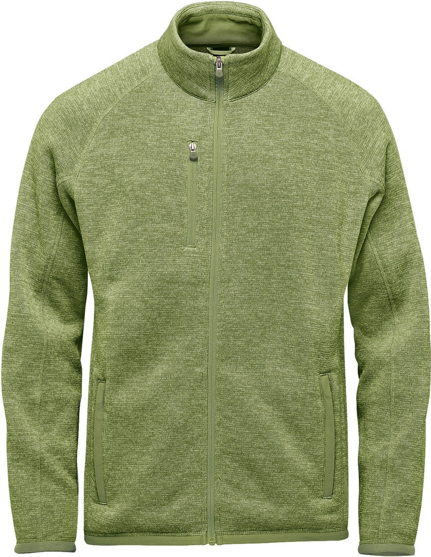 Stormtech Fhz-1 Men’s Avalante Full Zip Fleece Jacket - Sage Green Heather - Adult s