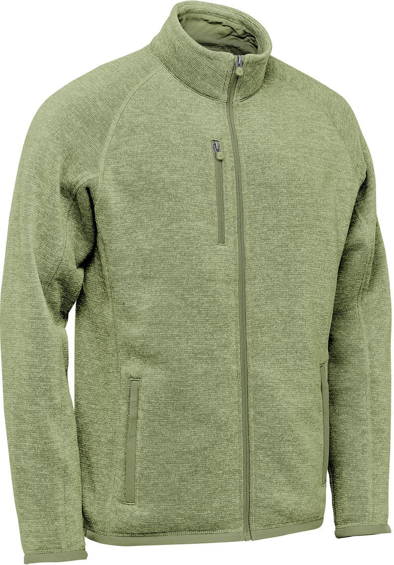 Stormtech Fhz-1 Men’s Avalante Full Zip Fleece Jacket - Sage Green Heather