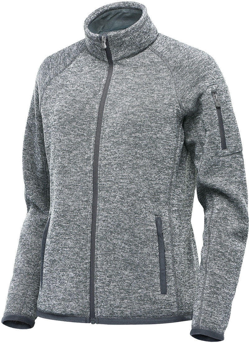 Stormtech Fhz-1w Women’s Avalante Full Zip Fleece Jacket - Granite Heather