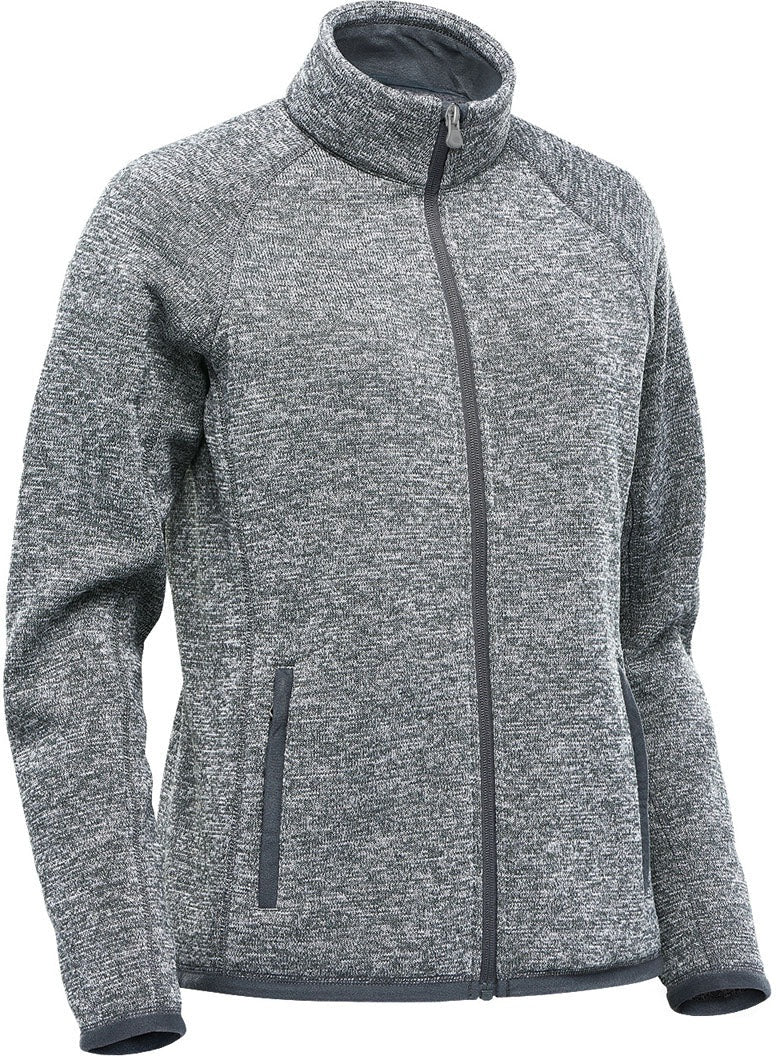Stormtech Fhz-1w Women’s Avalante Full Zip Fleece Jacket - Granite Heather