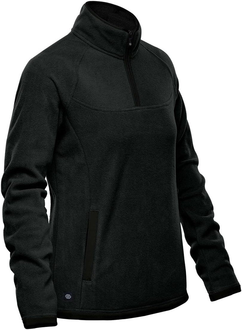 Stormtech Fpl-1w Women’s Shasta Tech Fleece 1/4 Zip - Black