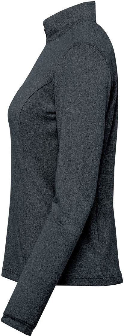 Stormtech Fpl-2w Women’s Volante H2x-dry 1/4 Zip Pullover - Charcoal Heather