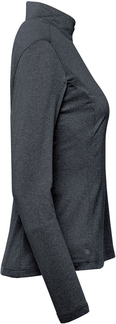 Stormtech Fpl-2w Women’s Volante H2x-dry 1/4 Zip Pullover - Charcoal Heather