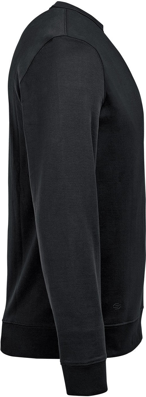 Stormtech Fpl-6m Men’s Stockton Fleece Crew Neck - Black