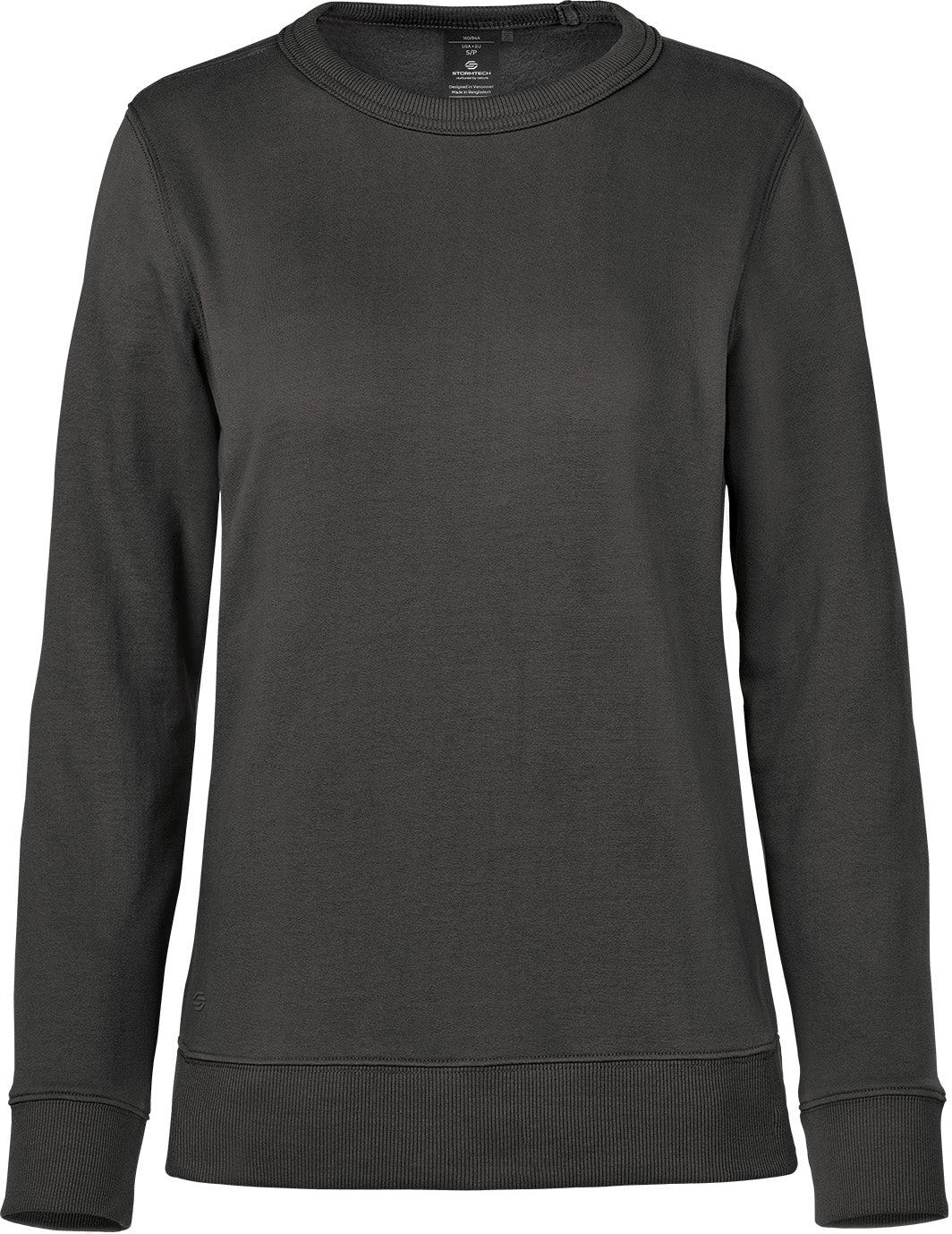 Stormtech Fpl-6w Women’s Stockton Fleece Crew Neck - Granite - Ladies Xs